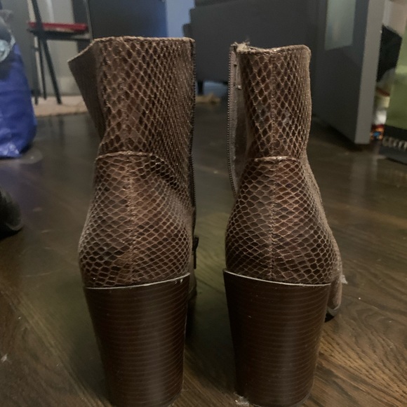 Faux Snake Skin Boots - Picture 3 of 6